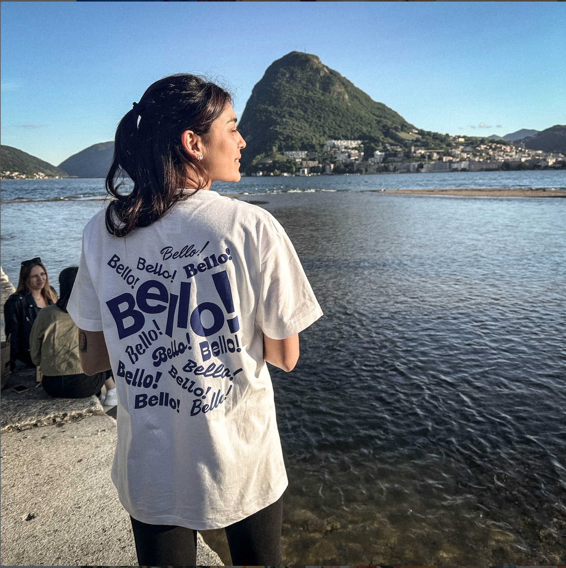 Bello! merchandise with lake view